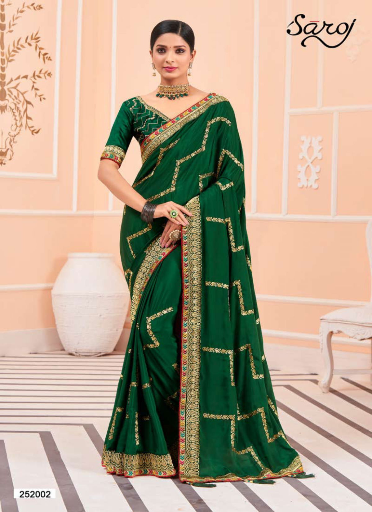 Cherry By Saroj Color Set Embroidery Sarees Catalog